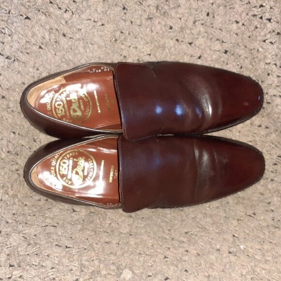 DACK'S-Canada-1984 Brown Imported Calf Leather-Handsewn-Loafer-Sz 10.5-Excellent - Picture 4 of 7
